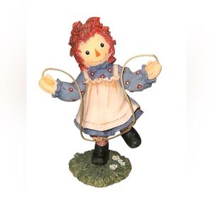 Raggedy Ann Jumping Rope Figurine